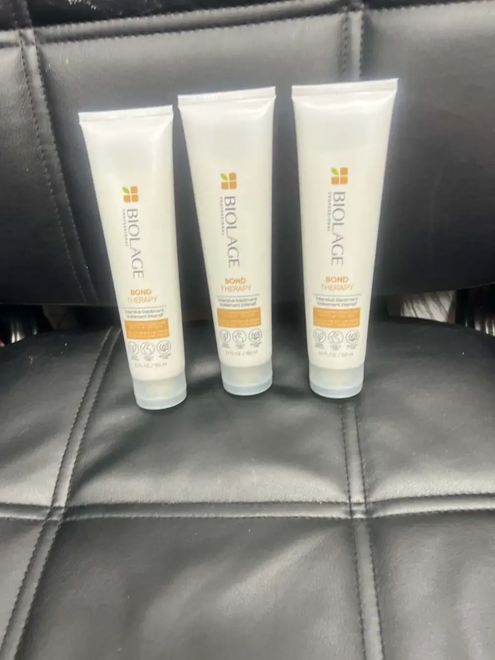 3 tubes of Biolage Bond Therapy Intensive Treatment Size 5.1 FL OZ / 150 ml